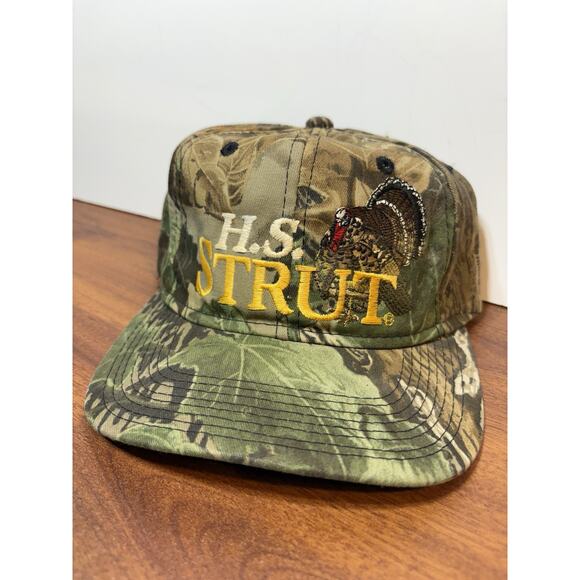 Vintage 90s Whitetail Deer Camo Hat Cap SnapBack Hunting Archery - Picture 4 of 9